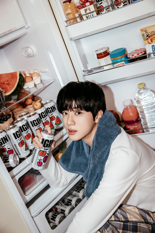 BTS 진. 지니스램프 제공